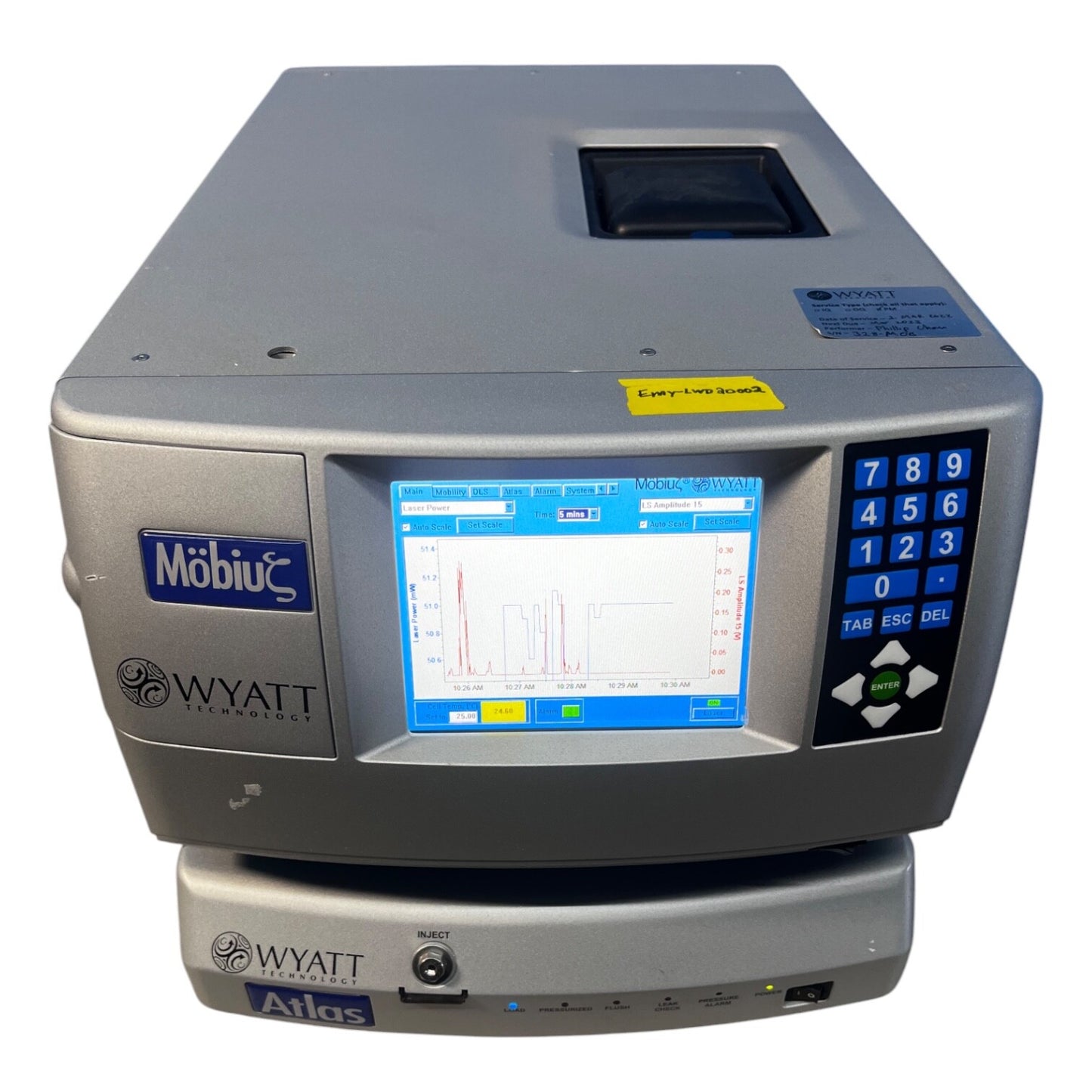 Wyatt Mobius DLS Zeta Potential Analyzer Photometer With Atlas Dynamics Software