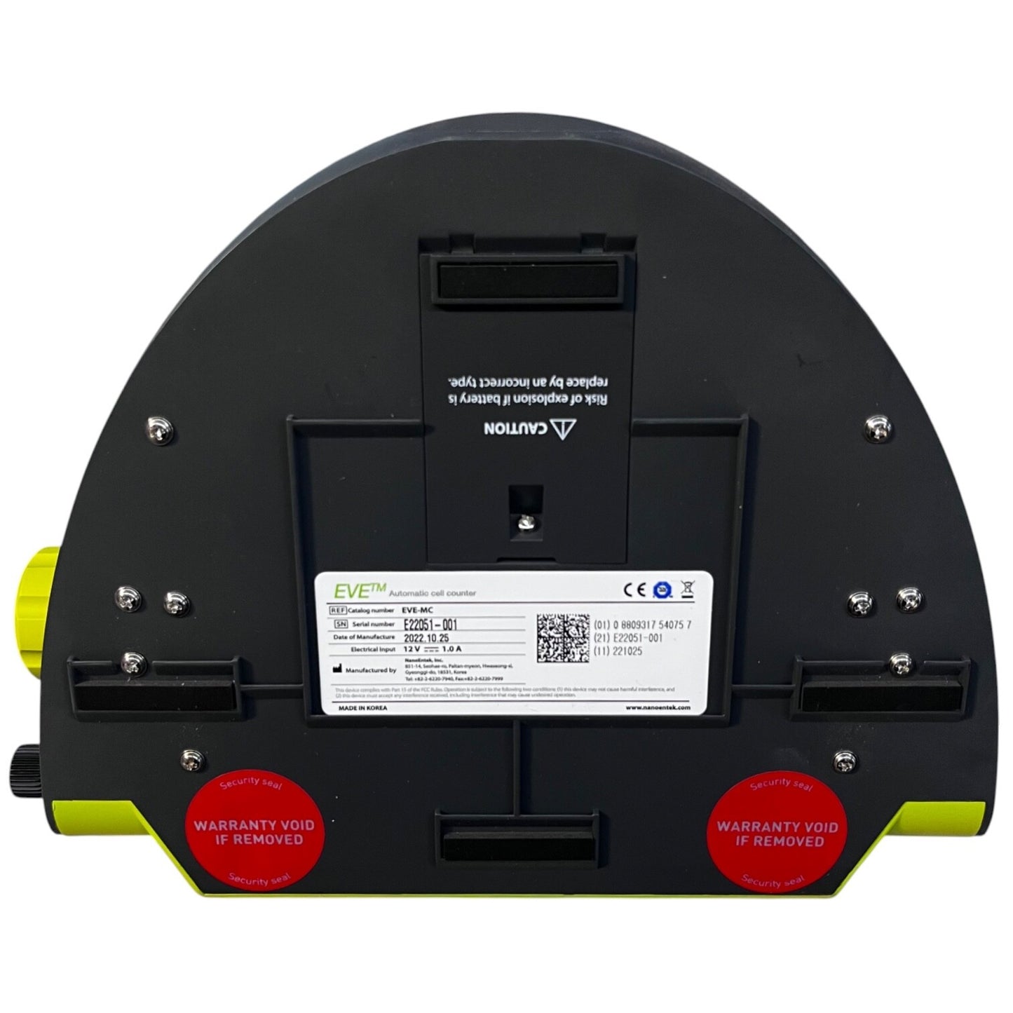 2022 NanoEnTek EVE-MC Automatic Cell Counter WARRANTY