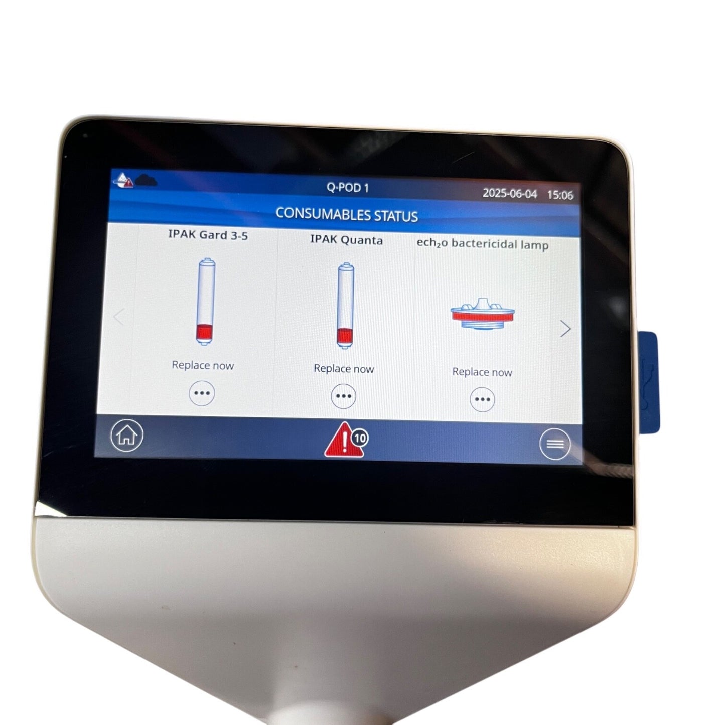 Millipore Milli-Q IQ 7005 Water Purification System / 50L Tank & Q-Pod Dispenser