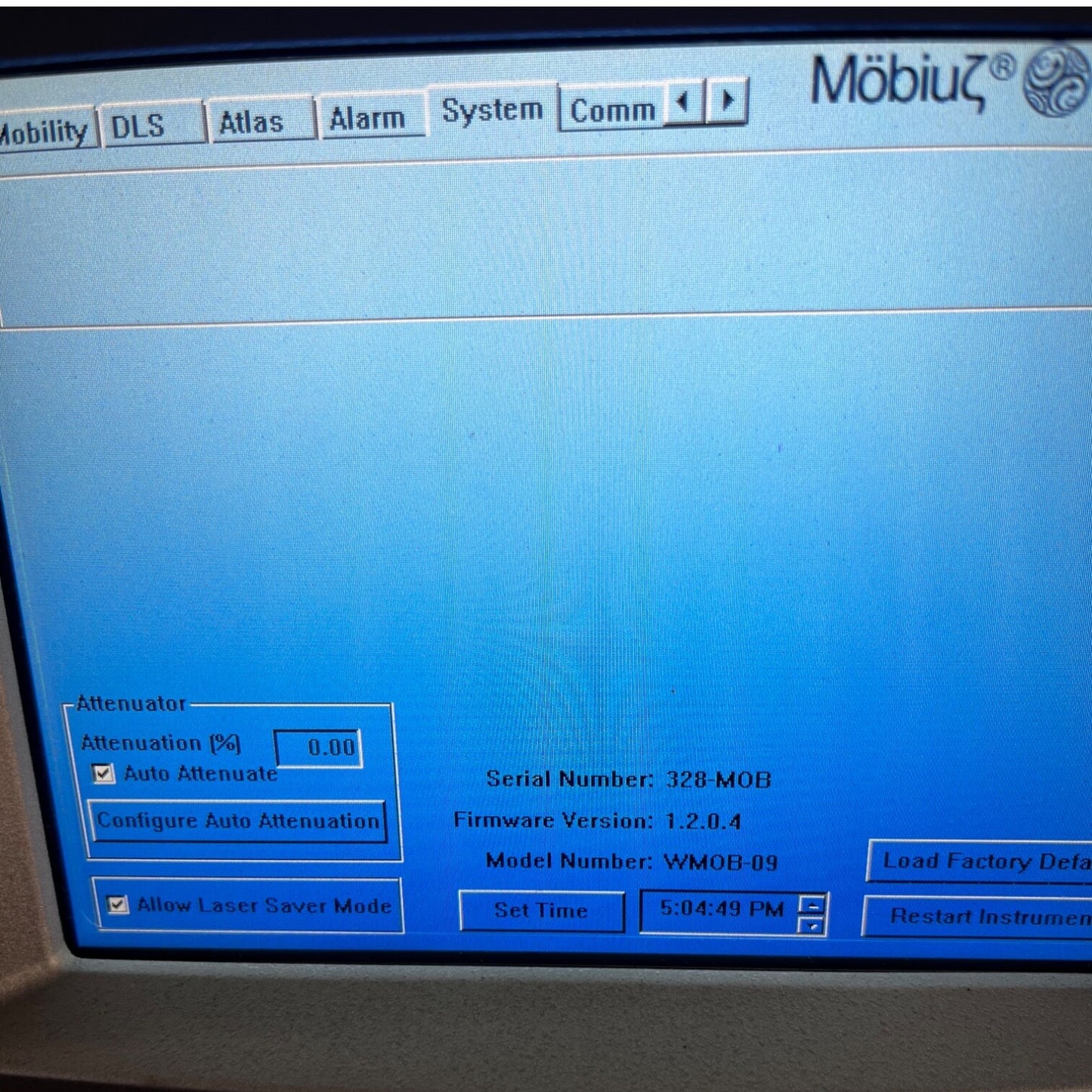 Wyatt Mobius DLS Zeta Potential Analyzer Photometer With Atlas Dynamics Software