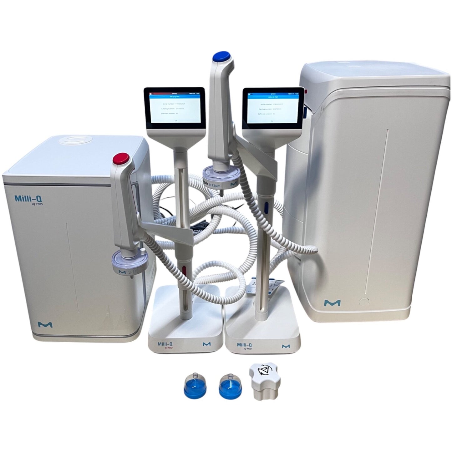 Millipore Milli-Q IQ 7005 Water Purification System Tank Q-Pod E-Pod Dispenser