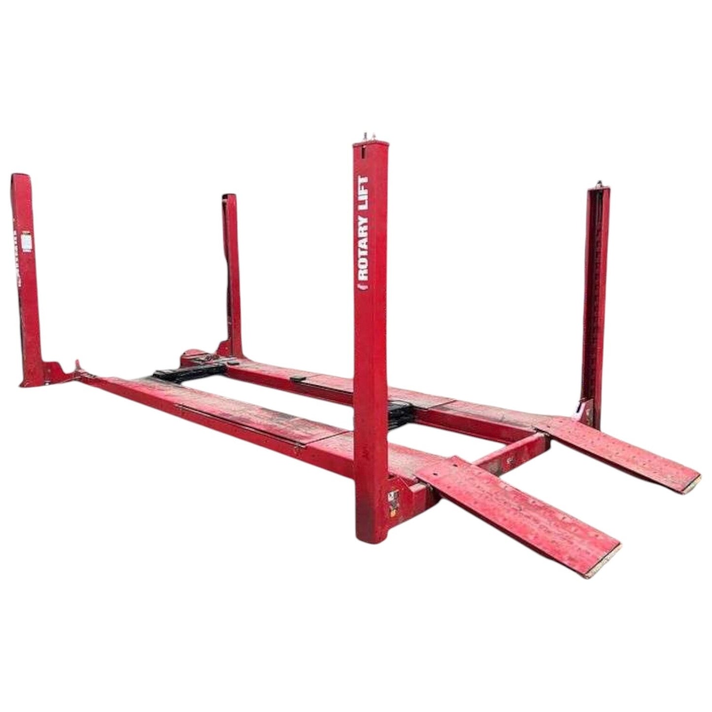 Rotary Lift ARO14N102Y 14000 lb Four Post Open Front Alignment Rack 215" WB