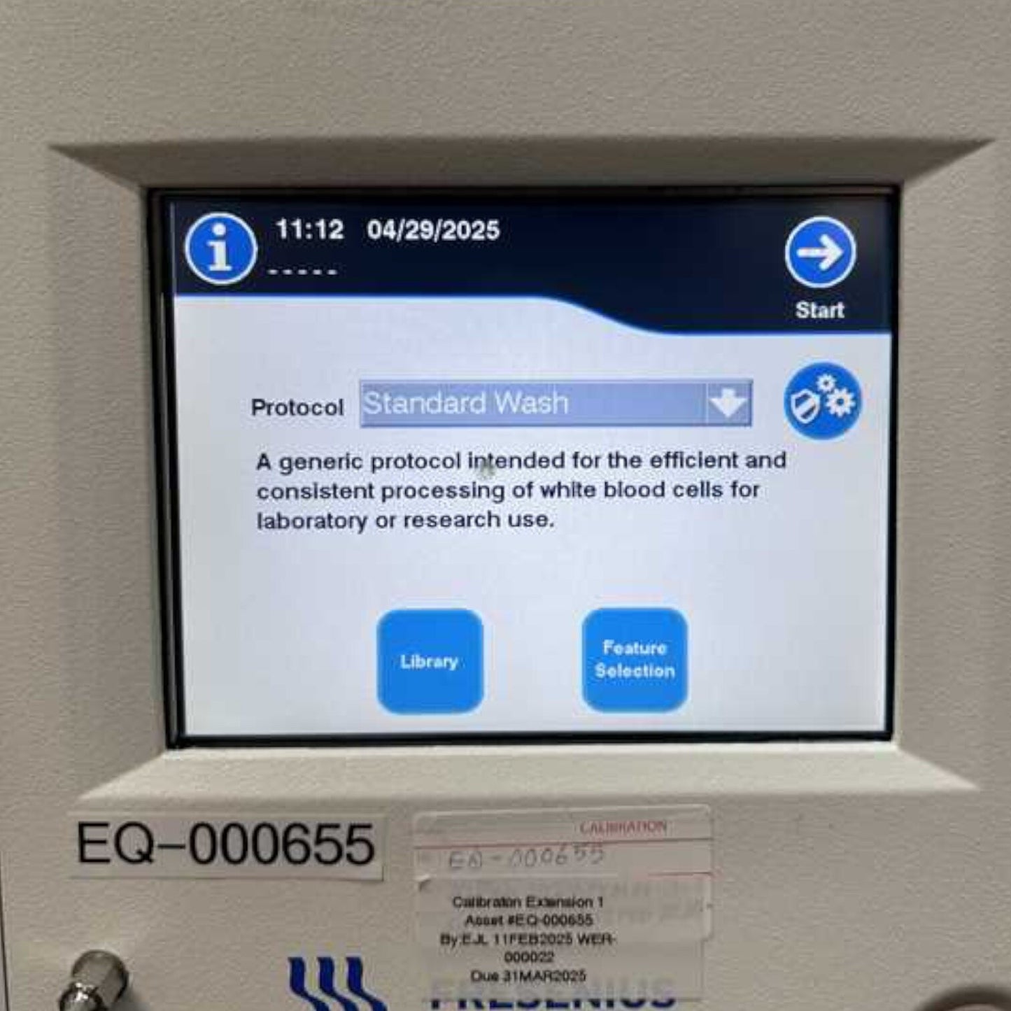 Fresenius Kabi Lovo 6R4900 Automated Cell Processing System WARRANTY