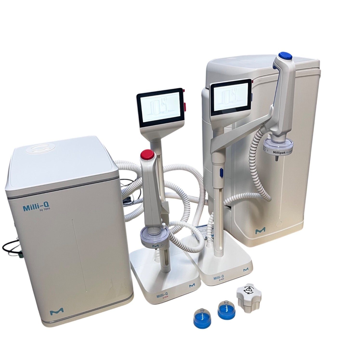 Millipore Milli-Q IQ 7005 Water Purification System Tank Q-Pod E-Pod Dispenser