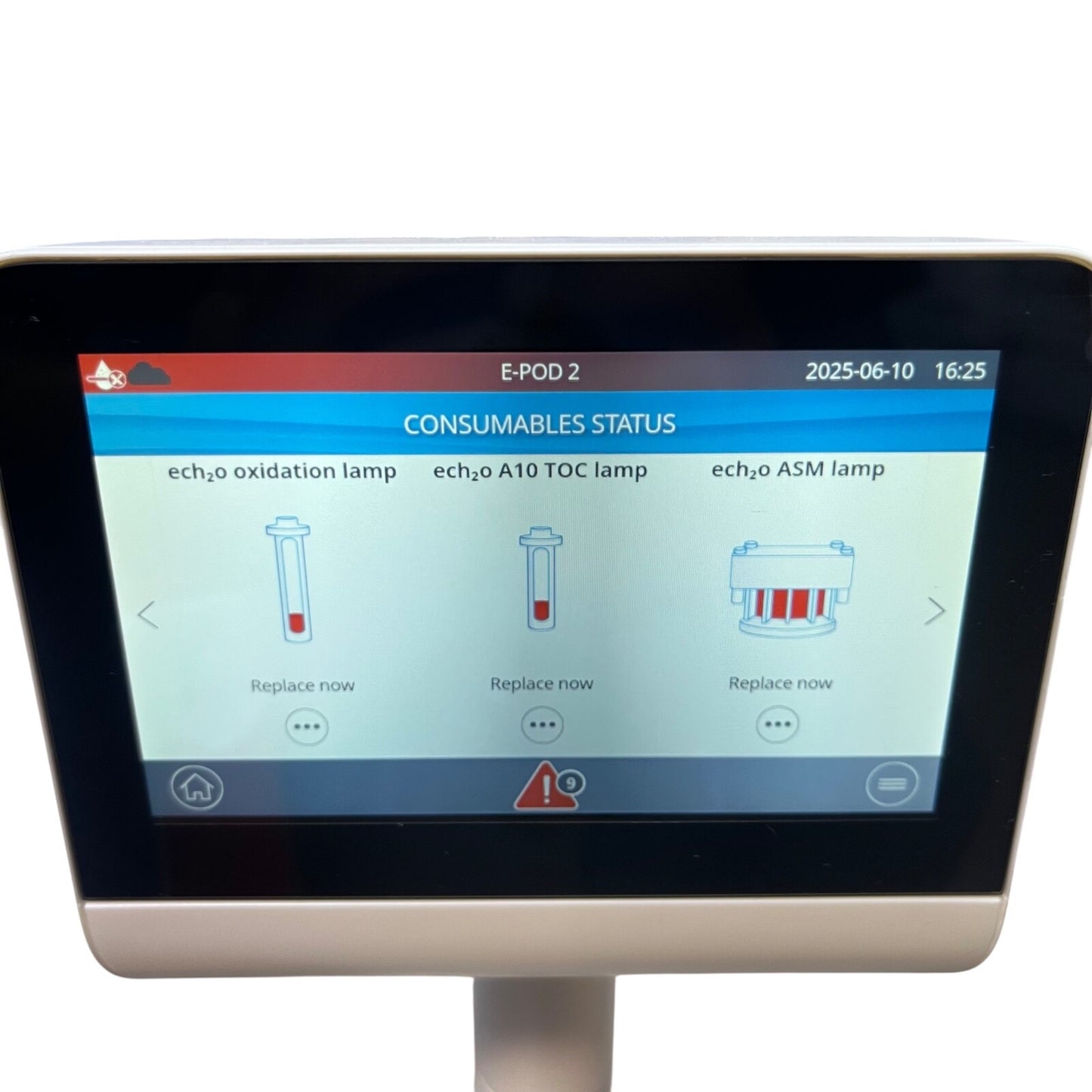 Millipore Milli-Q IQ 7005 Water Purification System Tank Q-Pod E-Pod Dispenser