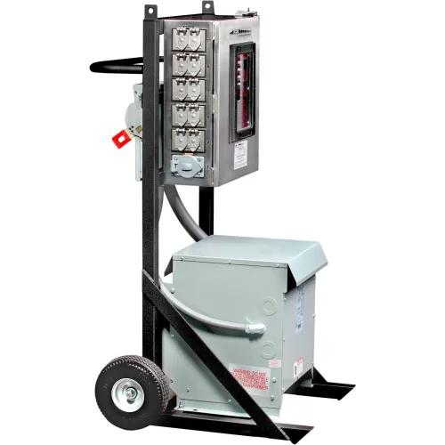 CEP Power Distribution Cart 6210PDC30-2 480V 60A Primary 120/208V 100A Secondary